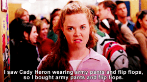 01 army pants and flip flops